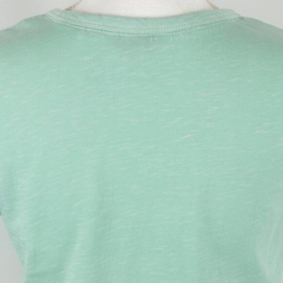 Toad&Co Primo Women's Small Green Cotton Crewneck Short Sleeve Pocket Tee - Picture 4 of 8